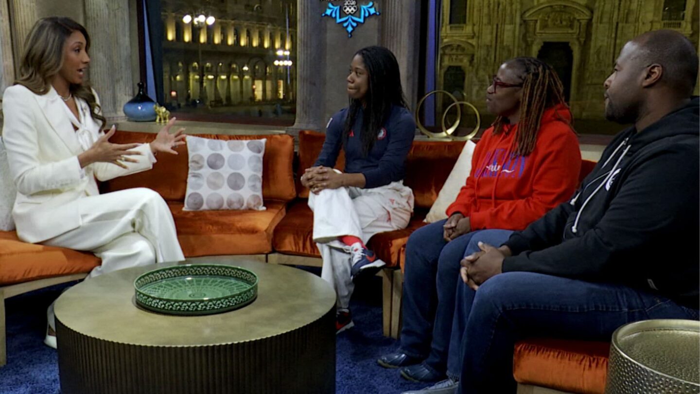 Erin Jackson and her cousins.