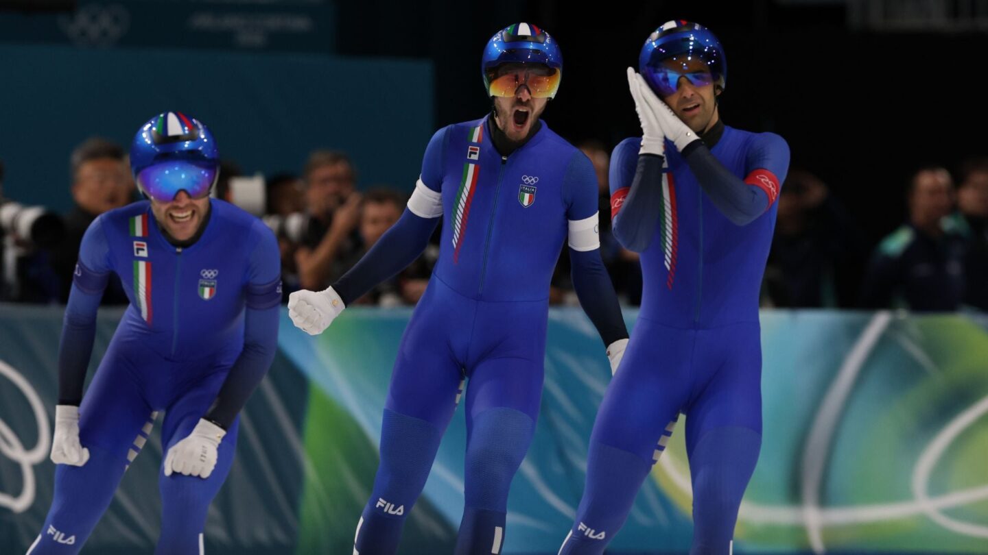 <i>NBC Olympics</i><br/>Italy's team pursuit team