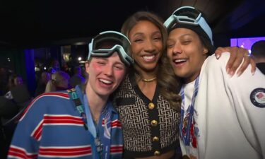 Caroline Harvey and Laila Edwards