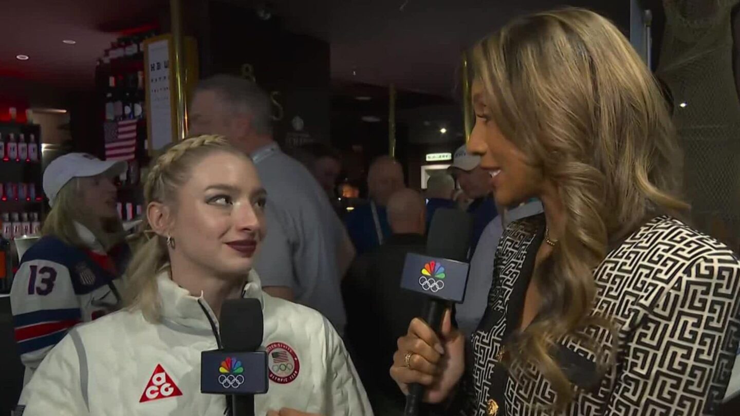 <i>NBC Olympics</i><br/>Amber Glenn and Maria Taylor