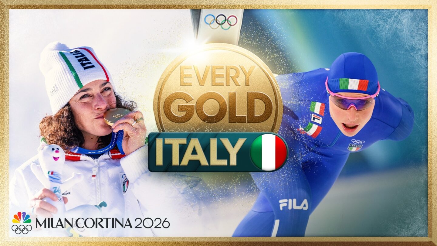 <i>NBC Olympics</i><br/>Every Olympic gold medal for Italy at Milan Cortina.