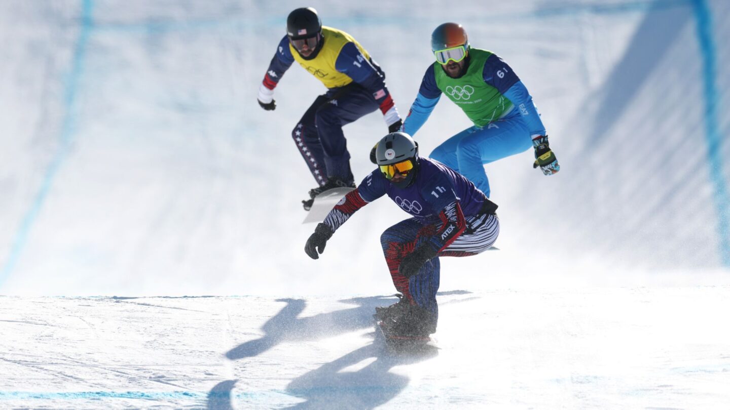 Krystof Choura crosses the finish line