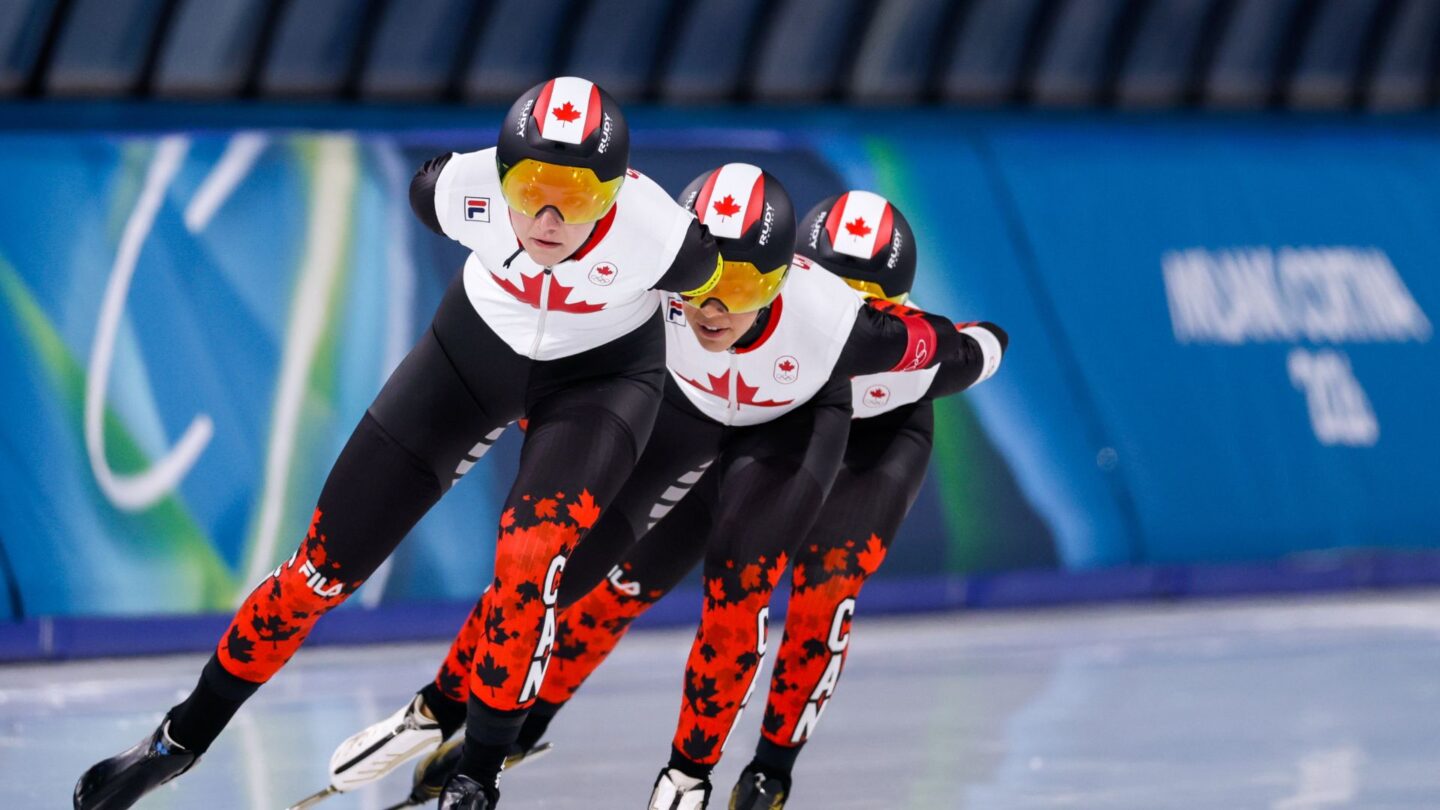 <i>NBC Olympics</i><br/>Canada competes in the women's team pursuit final in Milan