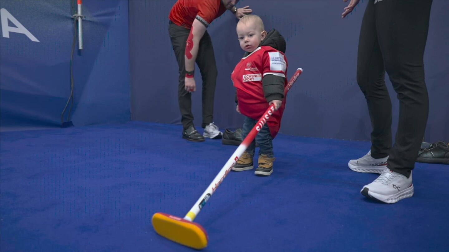 Babies at the Milan Cortina Olympics.