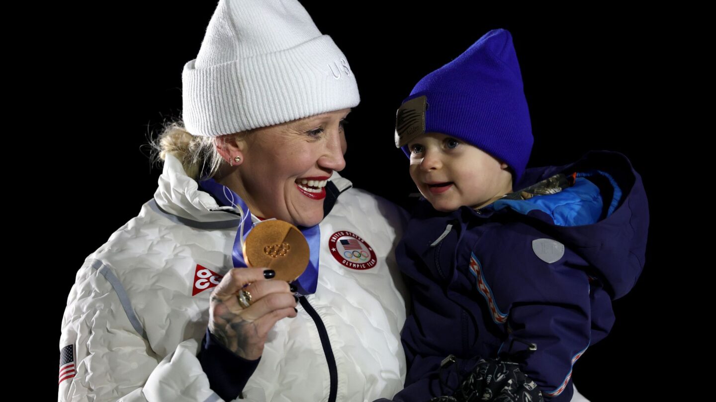 <i>NBC Olympics</i><br/>Kaillie Humphries and her son