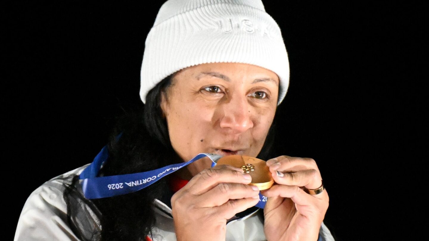 <i>NBC Olympics</i><br/>Elana Meyers Taylor with her gold medal