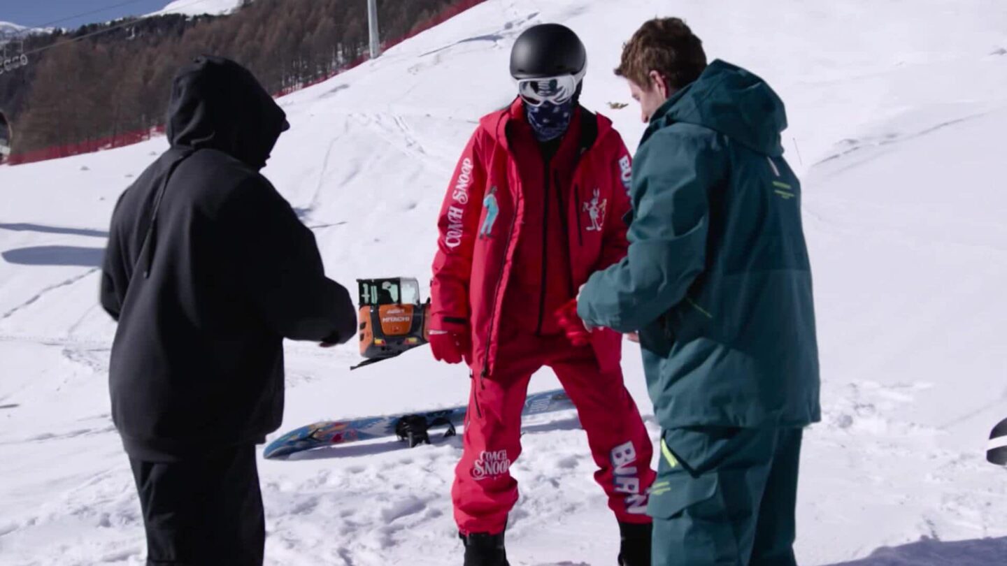 Snoop Dogg and Shaun White.