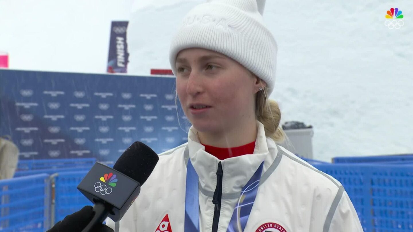 Liz Lemley after winning bronze.