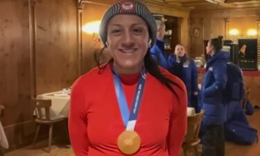 Elana Meyers Taylor talks to Mike Tirico.