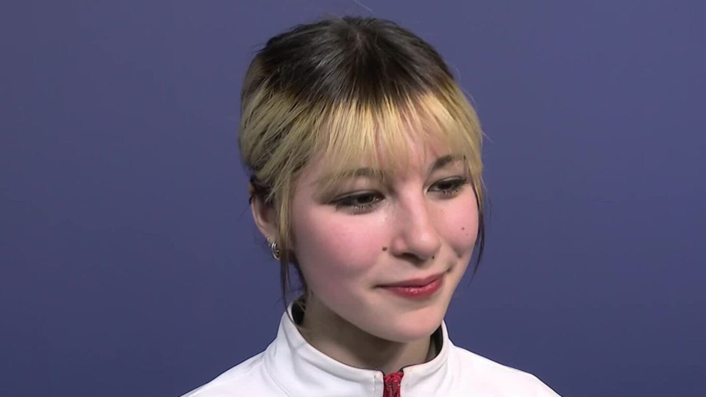 <i>NBC Olympics</i><br/>Alysa Liu after her shirt program