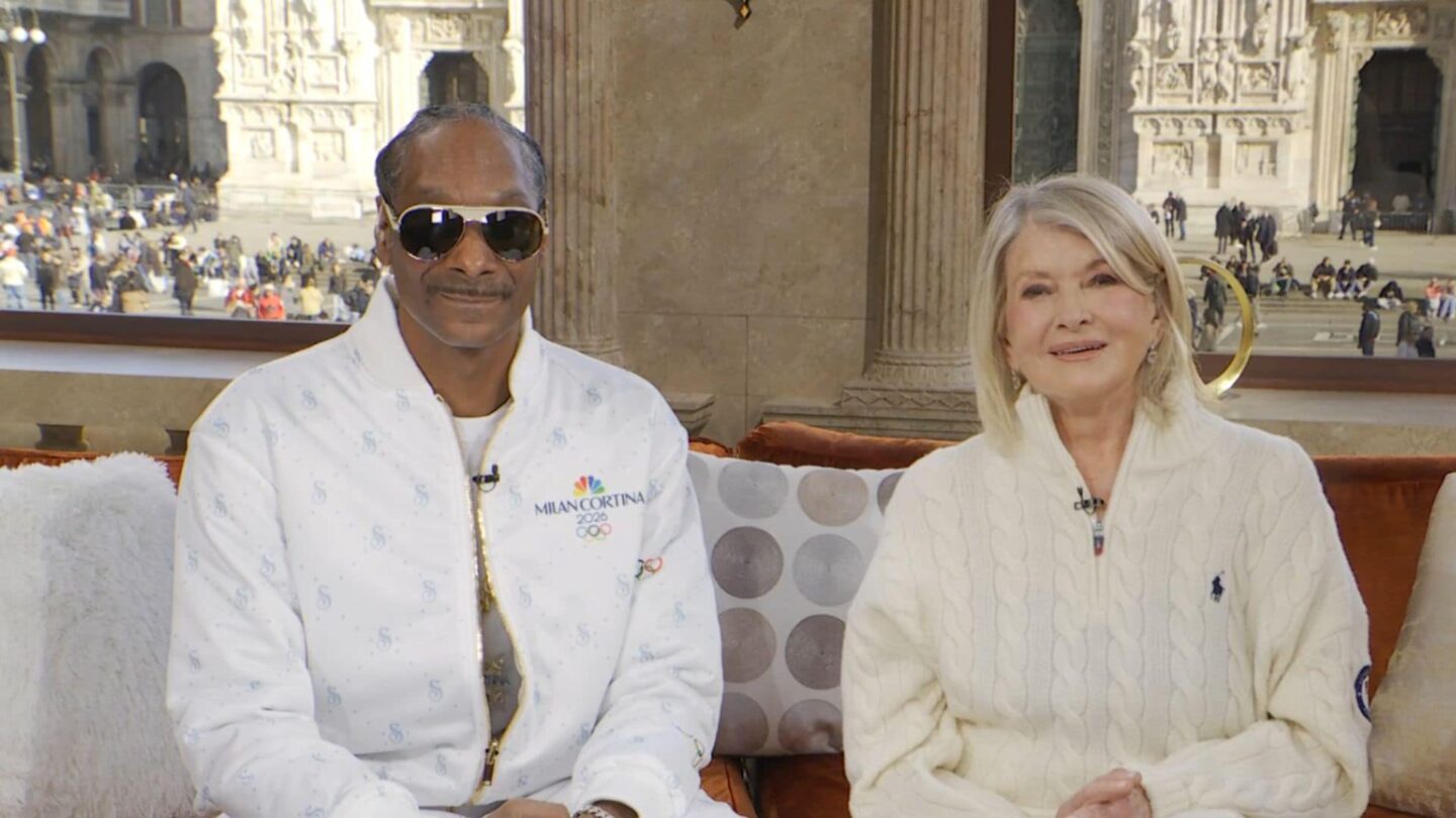 <i>NBC Olympics</i><br/>Martha Stewart and Snoop Dogg talk with TODAY hosts from Milan