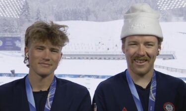 Ben Ogden and Gus Schumacher talk to TODAY from Italy