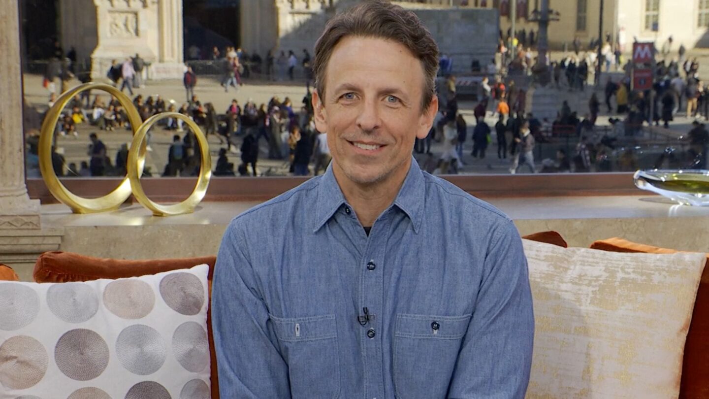 <i>NBC Olympics</i><br/>Seth Meyers talks with TODAY hosts from Milan