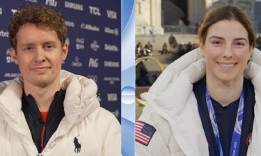 Evan Bates and Hilary Knight talk to TODAY from Milan