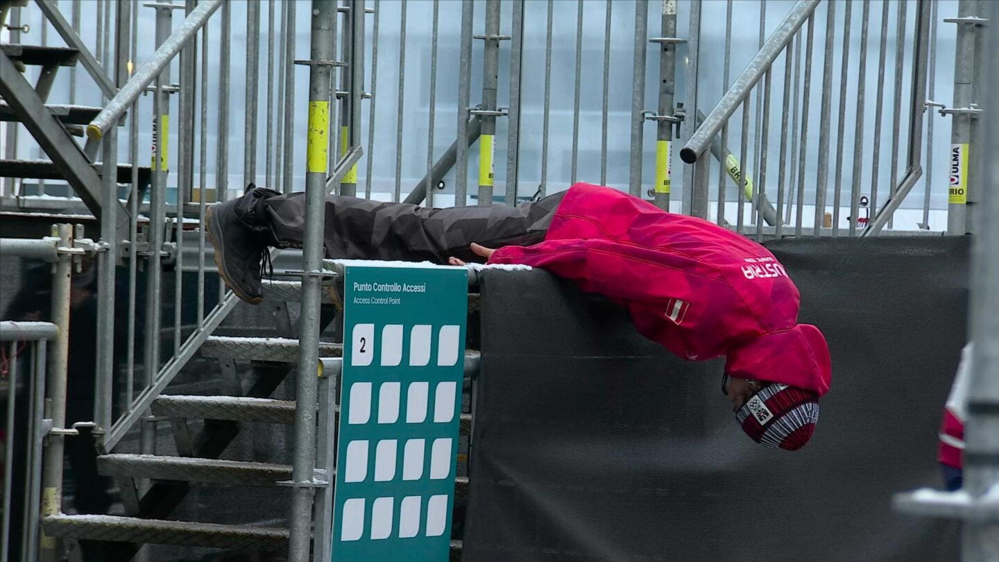 <i>NBC Olympics</i><br/>One of the many funny warmups during the Winter Olympics.