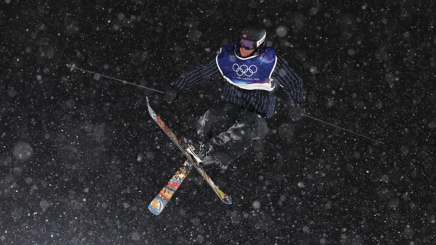 <i>NBC Olympics</i><br/>Slo-mo shots from skiing