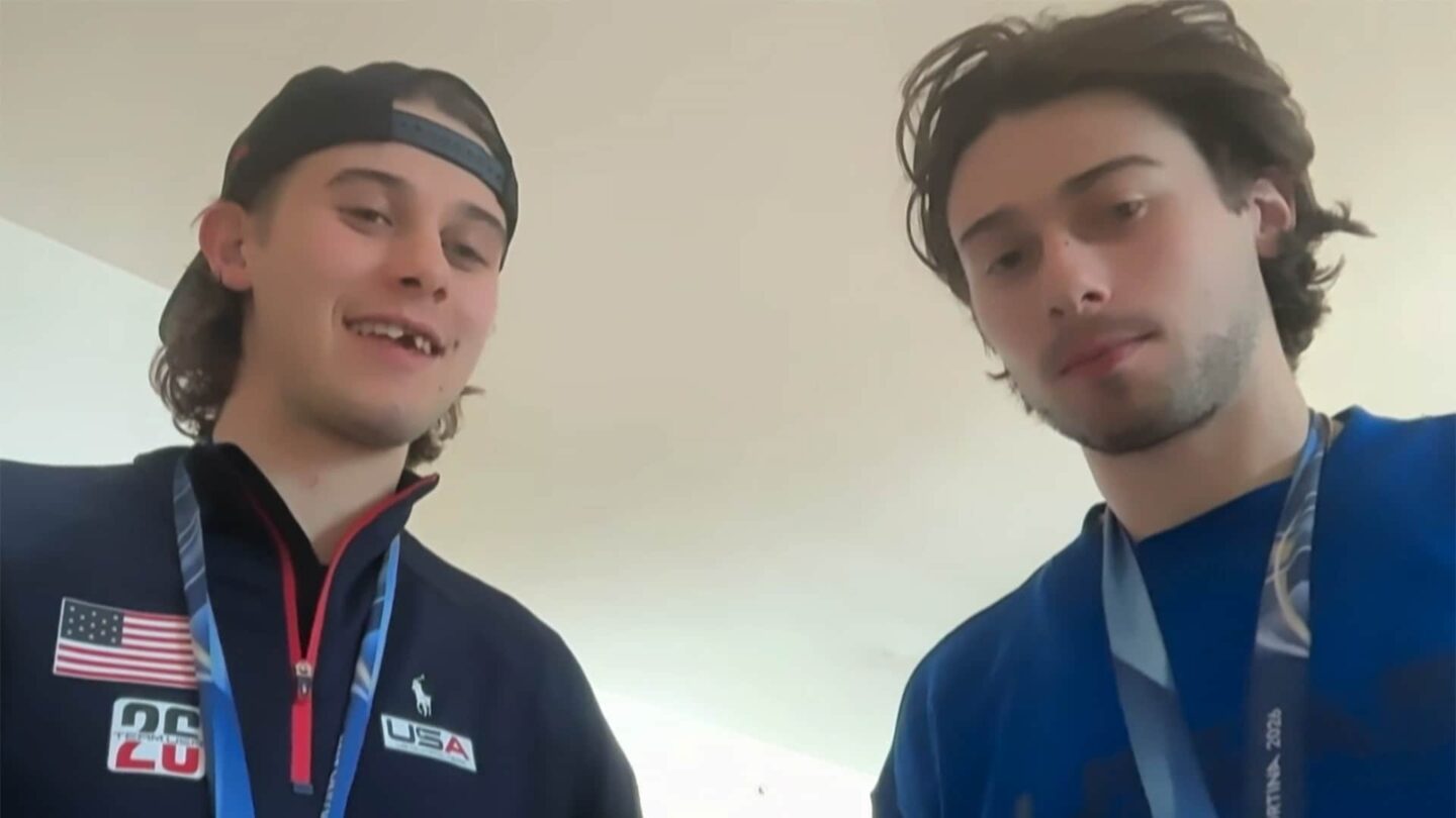 <i>NBC Olympics</i><br/>Jack and Quinn Hughes talk with TODAY hosts