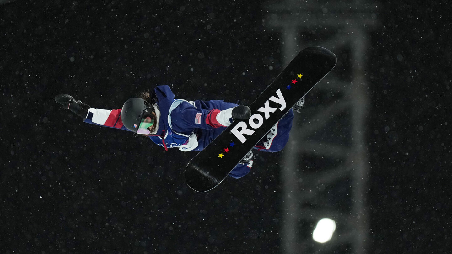 <i>NBC Olympics</i><br/>Chloe Kim competes in the halfpipe at the Olympics