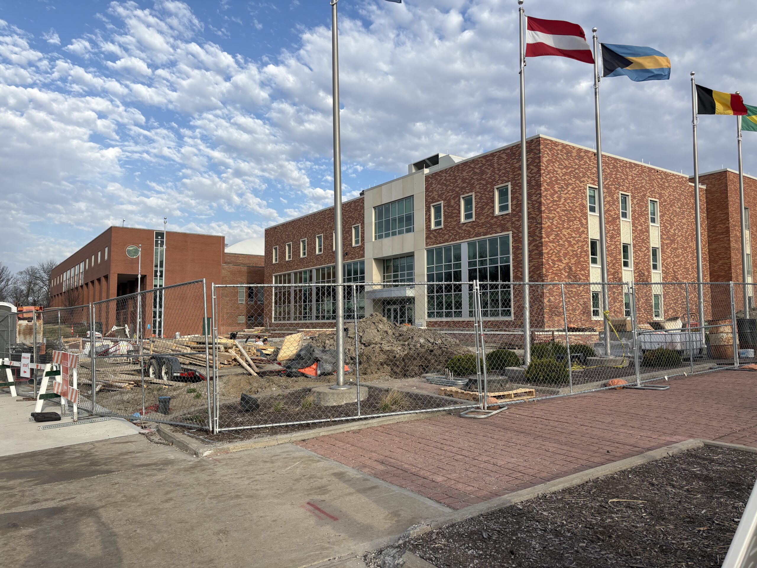 The Center for Rural Health at Northwest Missouri State University is under construction.