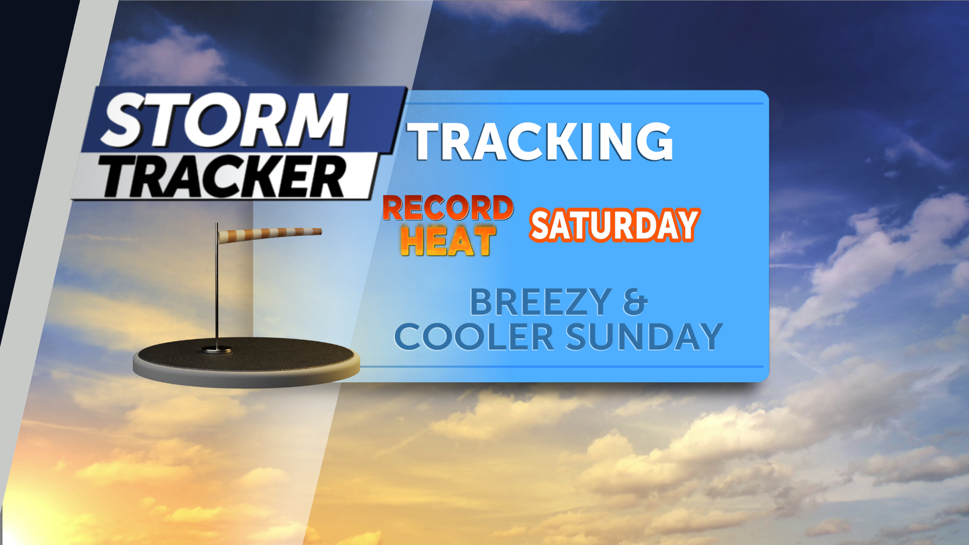 Tracking record heat Saturday, breezy and cooler Sunday - KQ2 | St ...