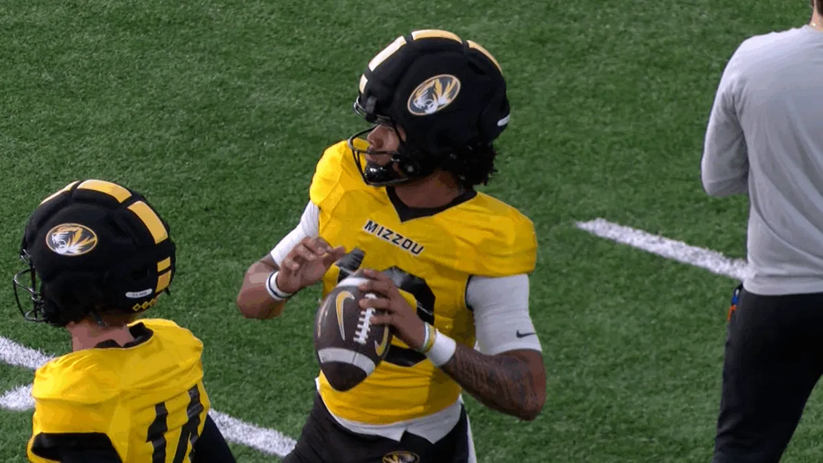Mizzou quarterback Austin Simmons

