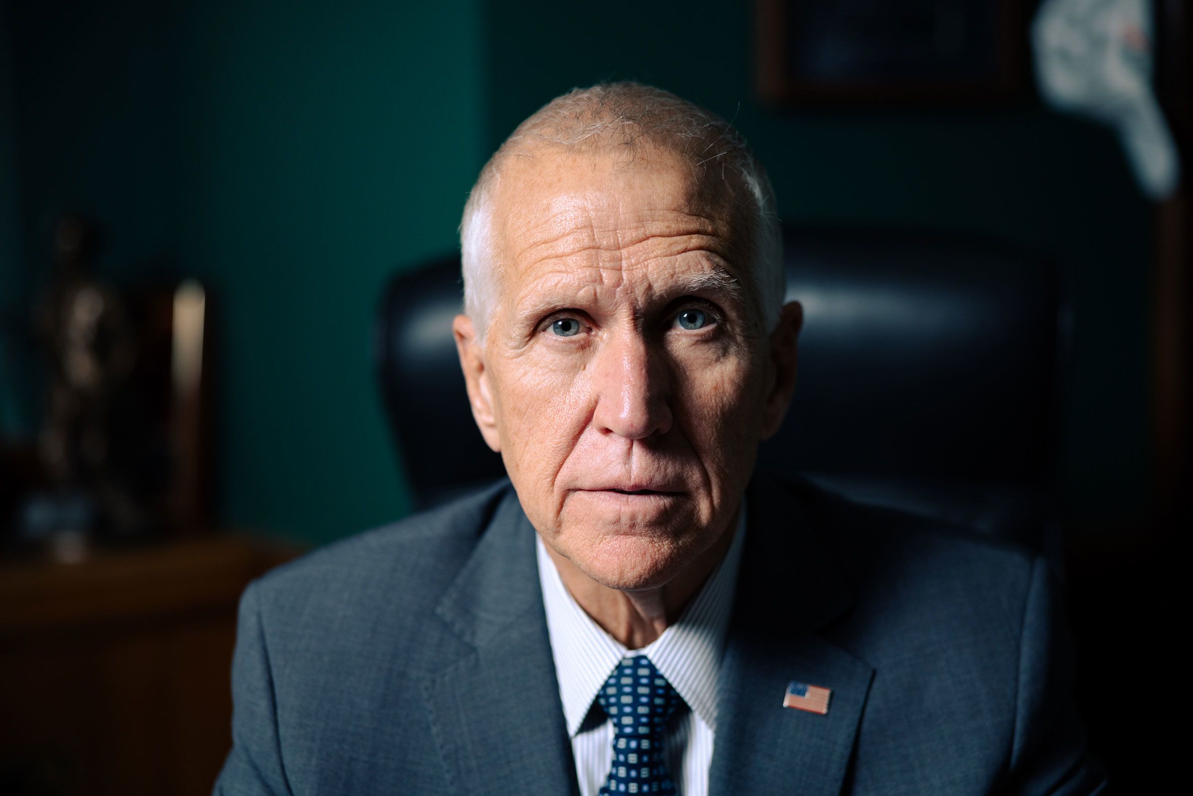 <i>Maansi Srivastava/CNN via CNN Newsource</i><br/>The office sign for Sen. Thom Tillis.
