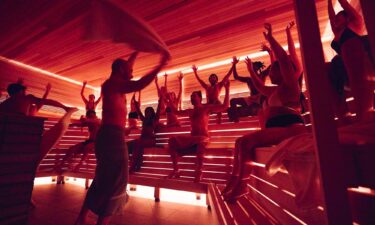 A recent Culture Of Bathe-ing event featured a village of 15 distinctive saunas along the waterfront in Brooklyn