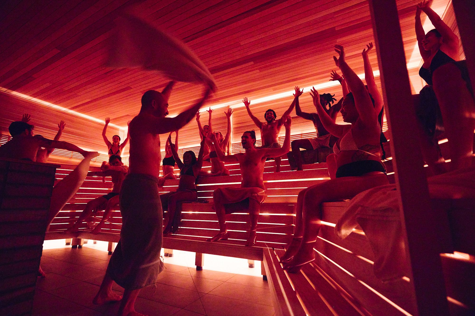 <i>Yvonne Tnt/BFA.com/Shutterstock via CNN Newsource</i><br/>A recent Culture Of Bathe-ing event featured a village of 15 distinctive saunas along the waterfront in Brooklyn