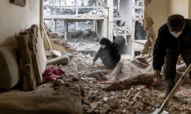 Secretary of Defense Pete Hegseth arrives for a briefing at the Pentagon on Thursday.