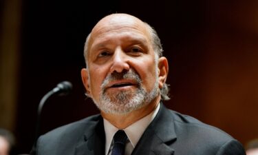 US Commerce Secretary Howard Lutnick sits to testify before a Senate appropriations subcommittee on Capitol Hill in Washington