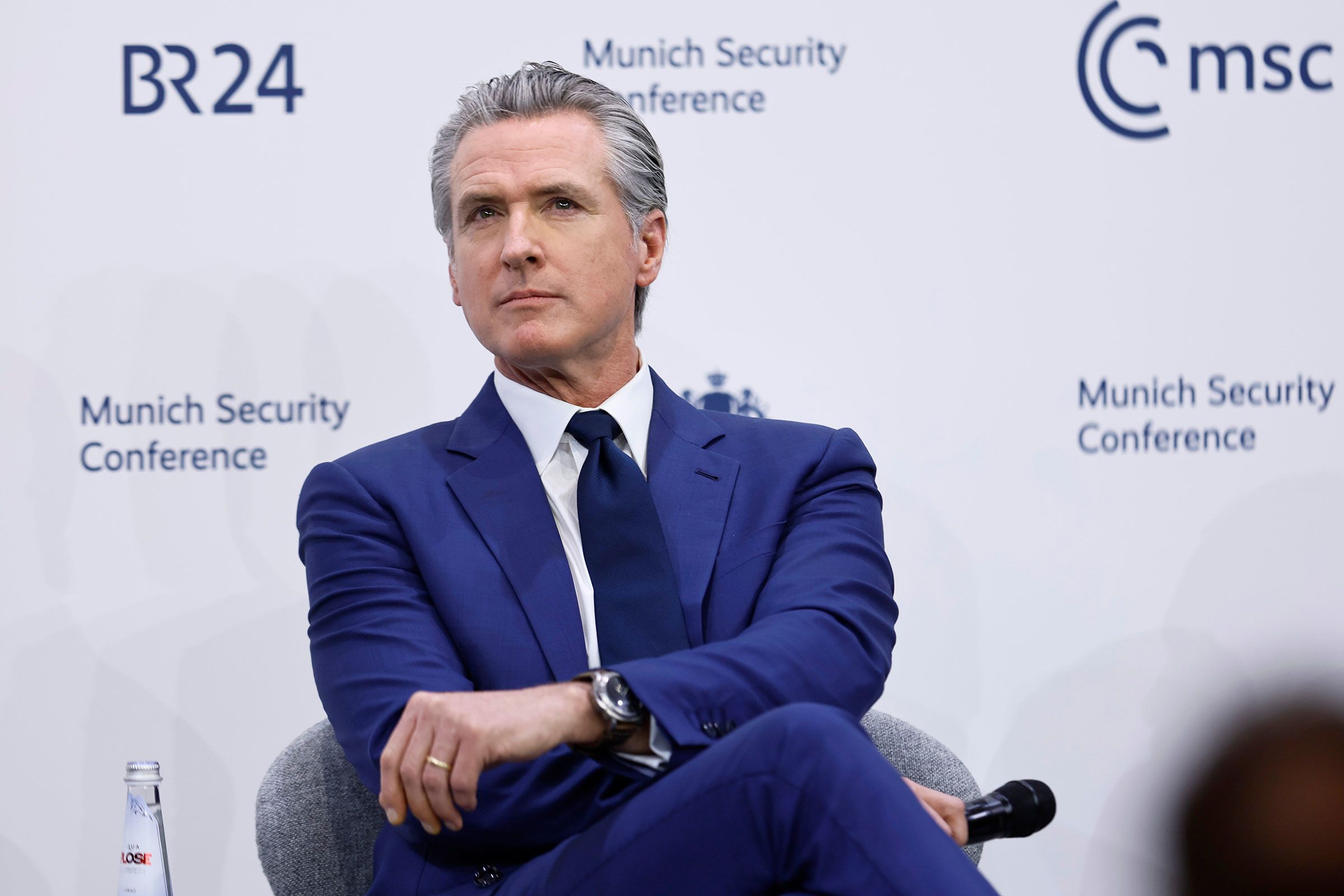 <i>Johannes Simon/Getty Images/File via CNN Newsource</i><br/>California Gov. Gavin Newsom is pictured at the Munich Security Conference in Munich