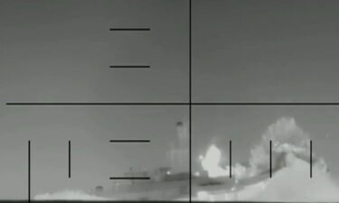 The Pentagon released video of the attack showing a ship that experiences a massive explosion by its stern as well as what appeared to be still frames showing the ship sinking.