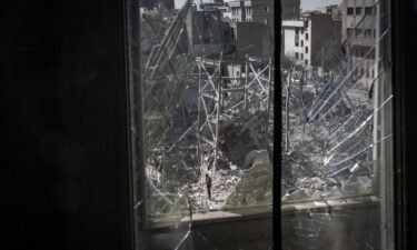 An injured Iranian sailor arrives to receive treatment at the Karapitiya hospital in Galle after his frigate