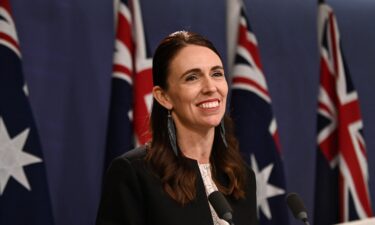 New Zealand's former Prime Minister Jacinda Ardern speaks during a joint press conference with Australian Prime Minister Anthony Albanese at the Commonwealth Parliamentary Offices in Sydney in 2022.