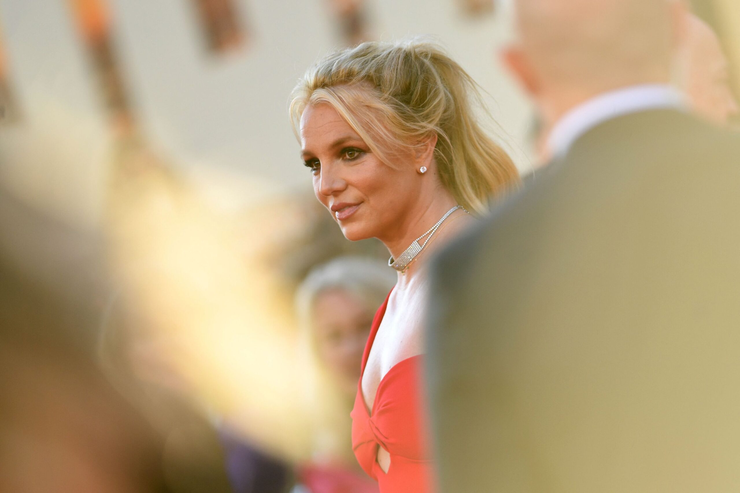 <i>Valerie Macon/AFP/Getty Images via CNN Newsource</i><br/>Britney Spears arrives for the premiere of Sony Pictures' 