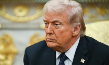 President Donald Trump in the Oval Office of the White House