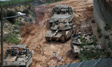 Smoke rises from Israeli bombardment on the southern Lebanese village of Khiam on March 4. Israel's military said it had begun striking southern Lebanon after issuing a call to evacuate all areas south of the country's Litani river.