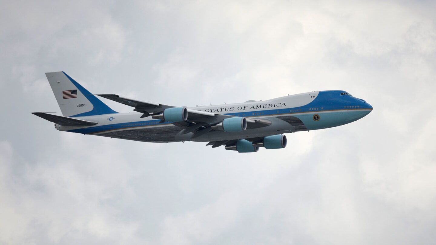 <i>Chip Somodevilla/Getty Images via CNN Newsource</i><br/>Democratic presidential hopeful Sen. Barack Obama and his wife Michelle Obama step off their plane after arriving at Minneapolis-Saint Paul International Airport in June 2008.