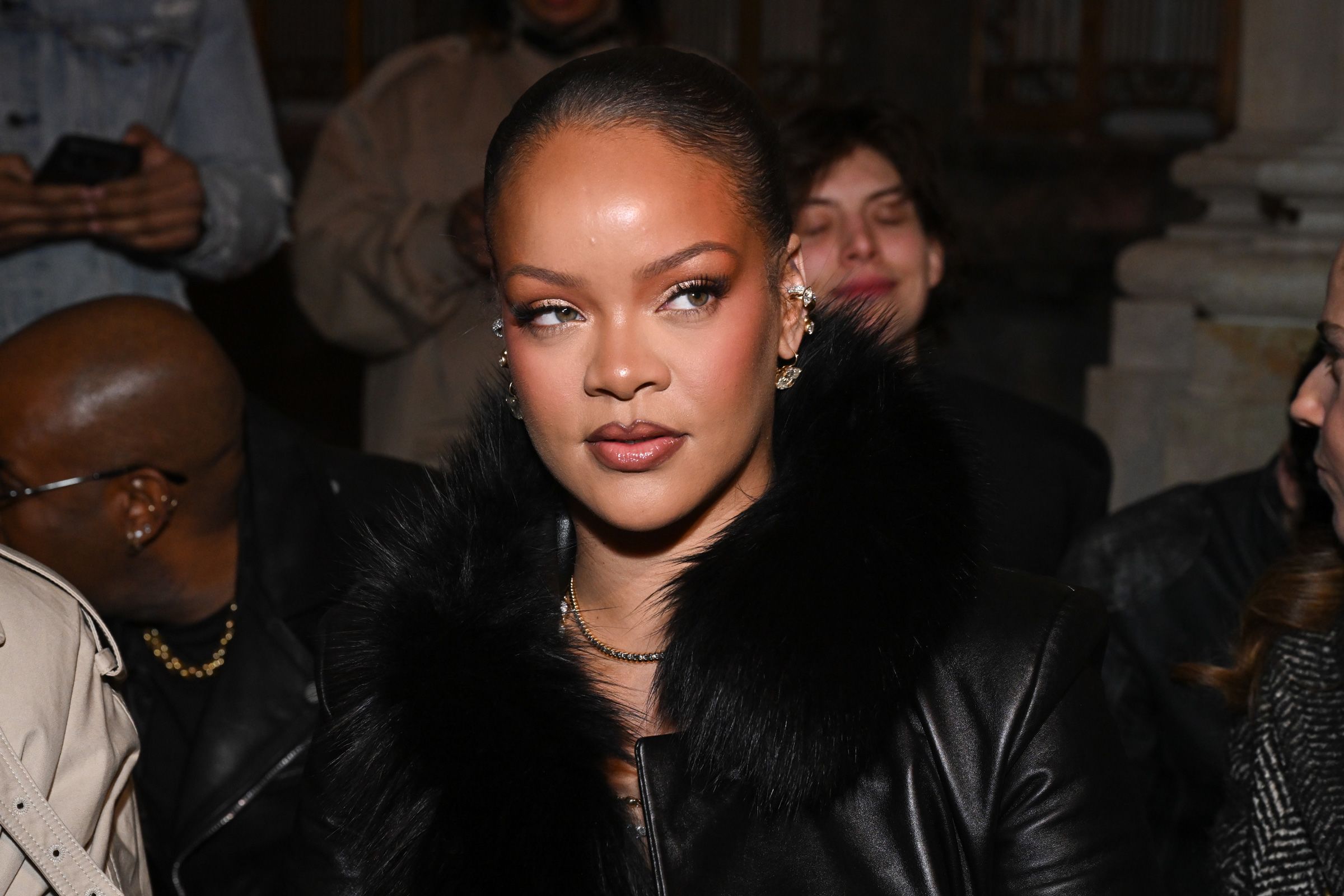 <i>Gilbert Flores/WWD/Getty Images via CNN Newsource</i><br/>Rihanna is pictured in New York on February 13.