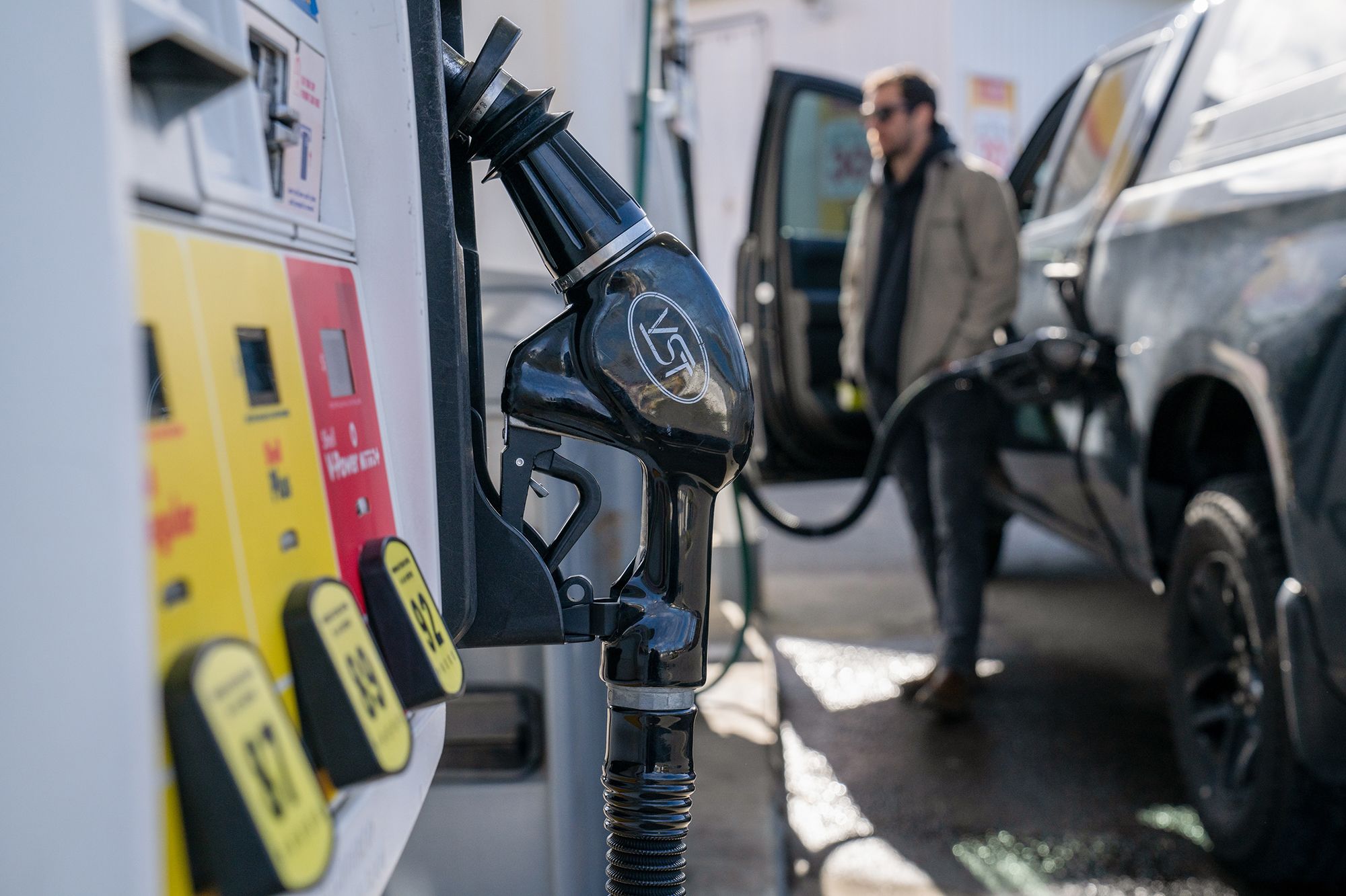 <i>Mark Schiefelbein/AP via CNN Newsource</i><br/>President Donald Trump steps off Air Force One