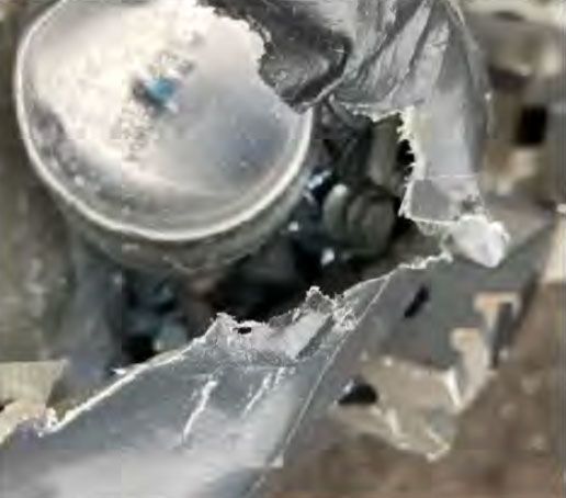 <i>US Southern District of NY/DOJ via CNN Newsource</i><br/>Images released by the DOJ show the inside of a homemade bomb.