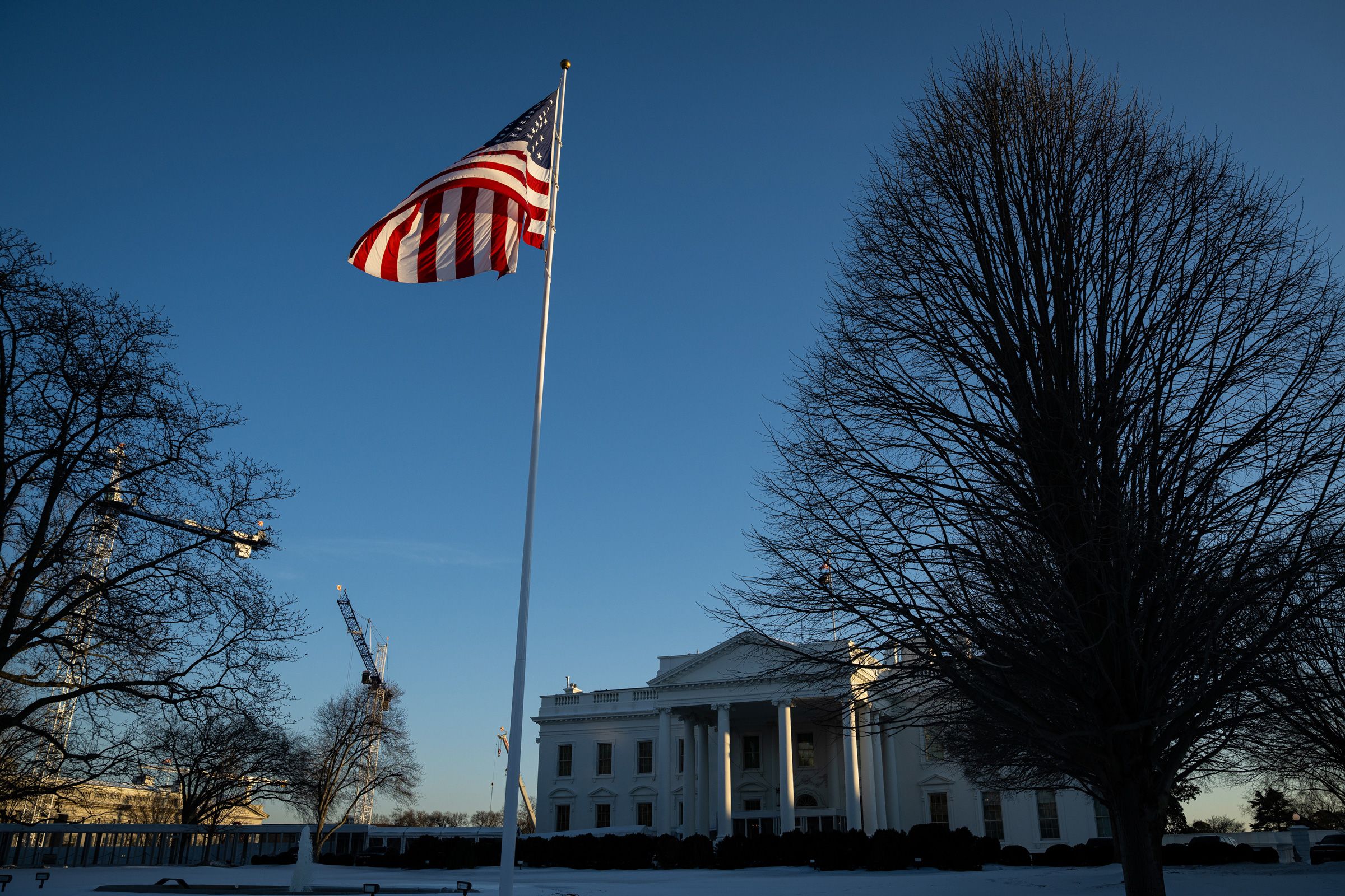 <i>Graeme Sloan/Bloomberg/Getty Images via CNN Newsource</i><br/>The White House in Washington