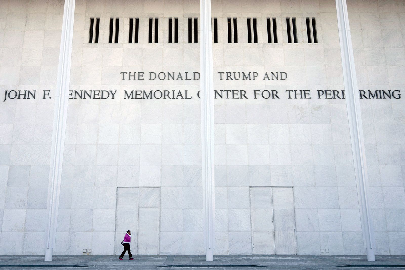<i>Brendan Smialowski/AFP/Getty Images via CNN Newsource</i><br/>A view of the Kennedy Center in Washington