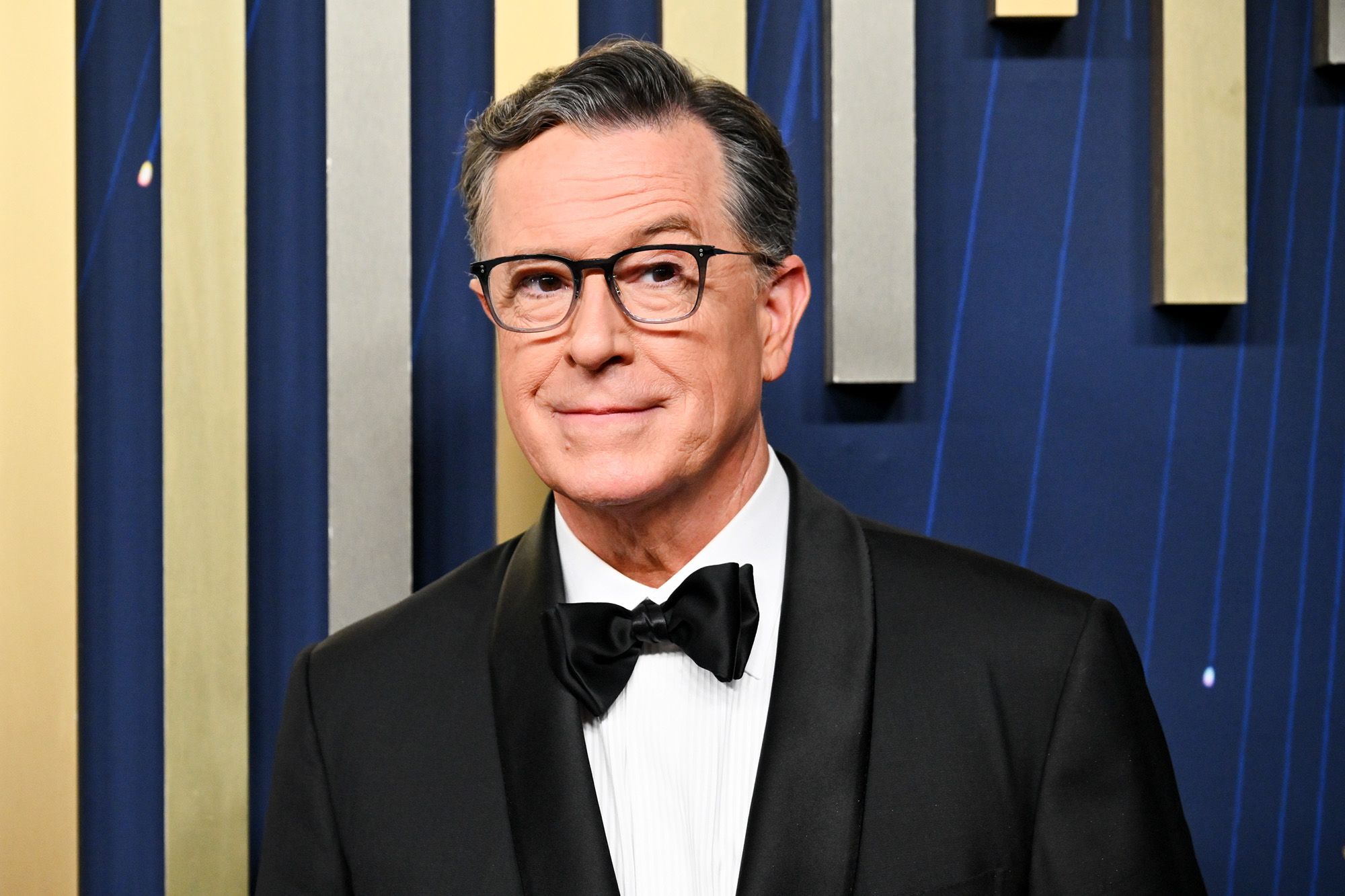 <i>Michael Buckner/Variety/Getty Images via CNN Newsource</i><br/>Stephen Colbert at the Emmy Awards in Los Angeles last fall.