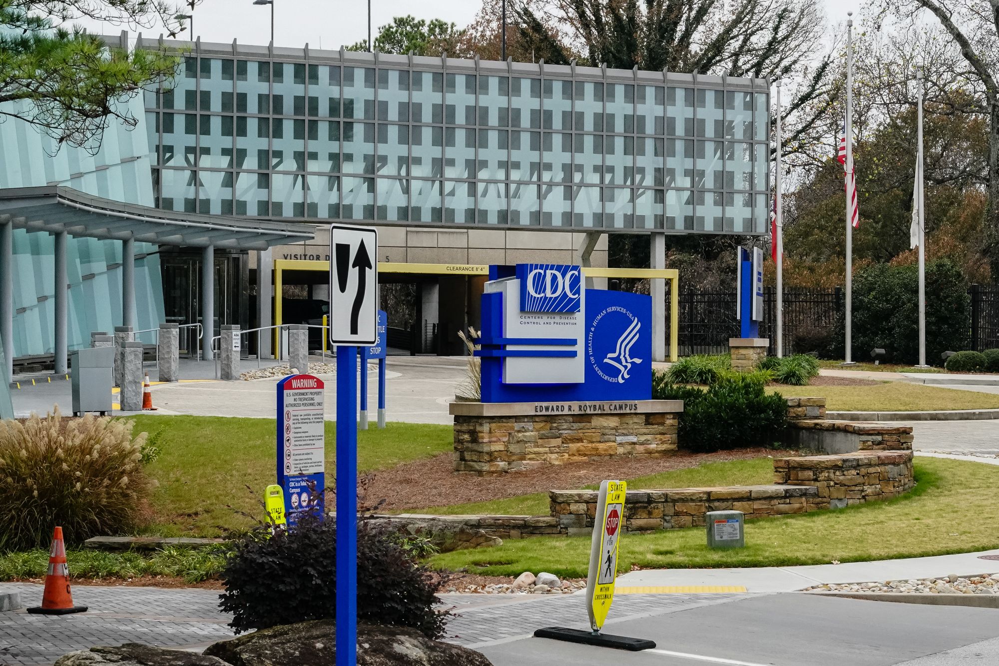 <i>Elijah Nouvelage/Getty Images/File via CNN Newsource</i><br/>The US Centers for Disease Control and Prevention is led by Acting Director Dr. Jay Bhattacharya