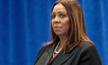 New York Attorney General Letitia James attends a news conference on December 15 in New York.