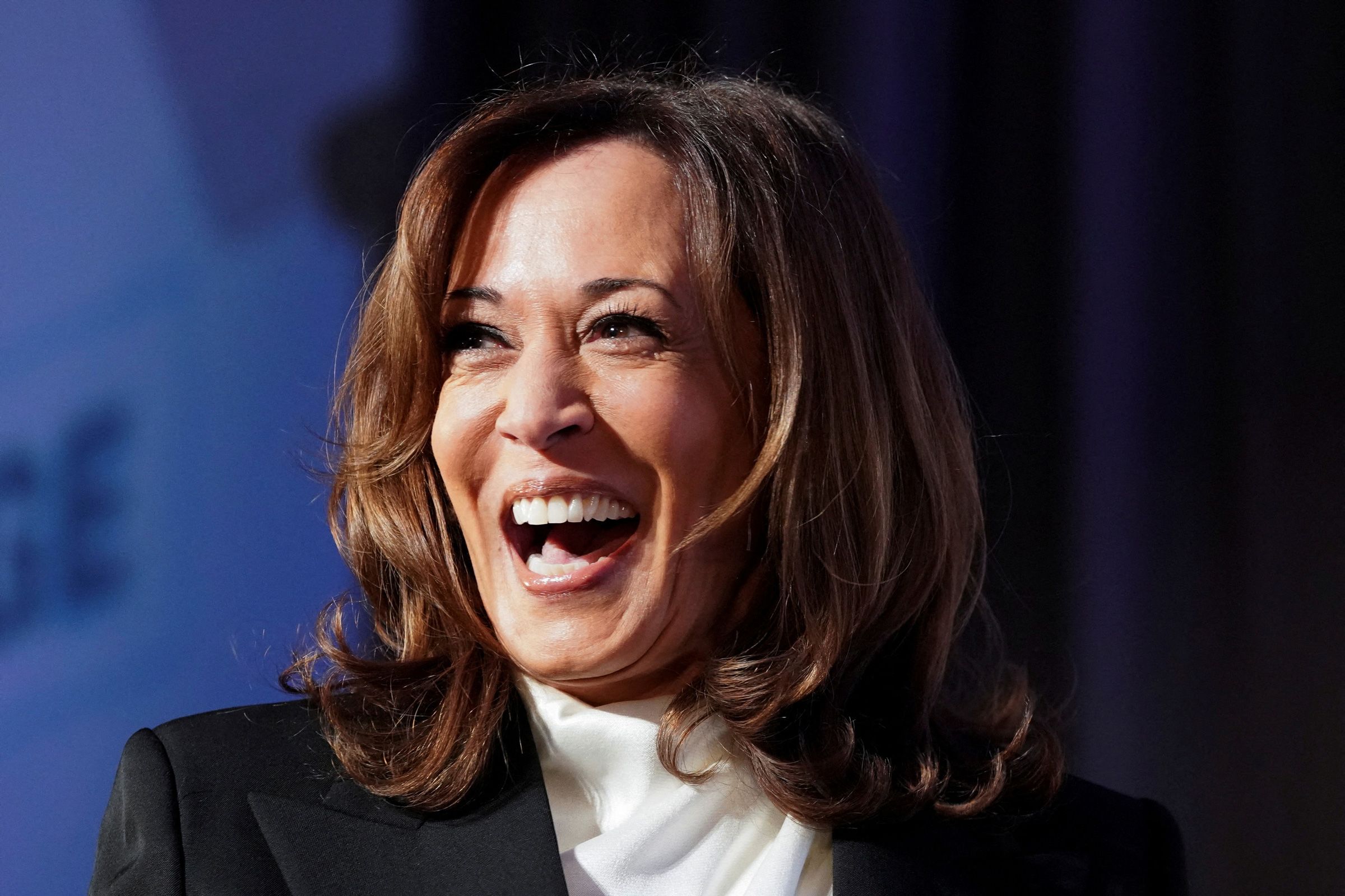 <i>Jungho Kim/Reuters via CNN Newsource</i><br/>Former Vice President Kamala Harris speaks during a gala in San Francisco