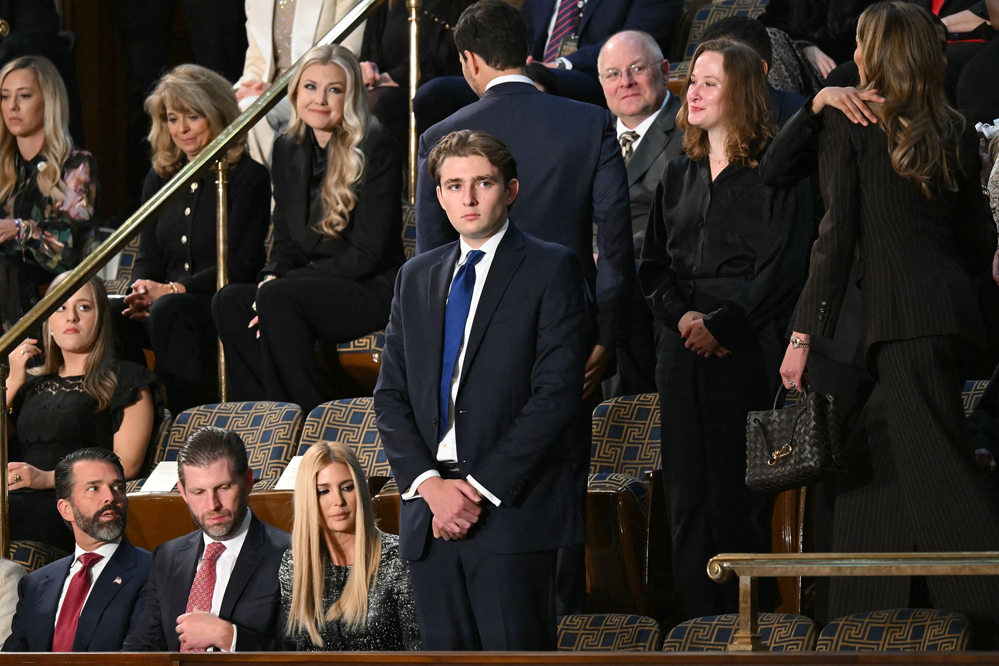 <i>Andrew Caballero-Reynolds/AFP/Getty Images via CNN Newsource</i><br/>Barron Trump