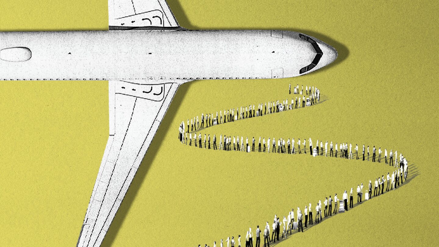 <i>Adam Gray/Reuters via CNN Newsource</i><br/>ICE agents patrol at John F. Kennedy International Airport in New York on March 23.