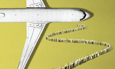 ICE agents patrol at John F. Kennedy International Airport in New York on March 23.